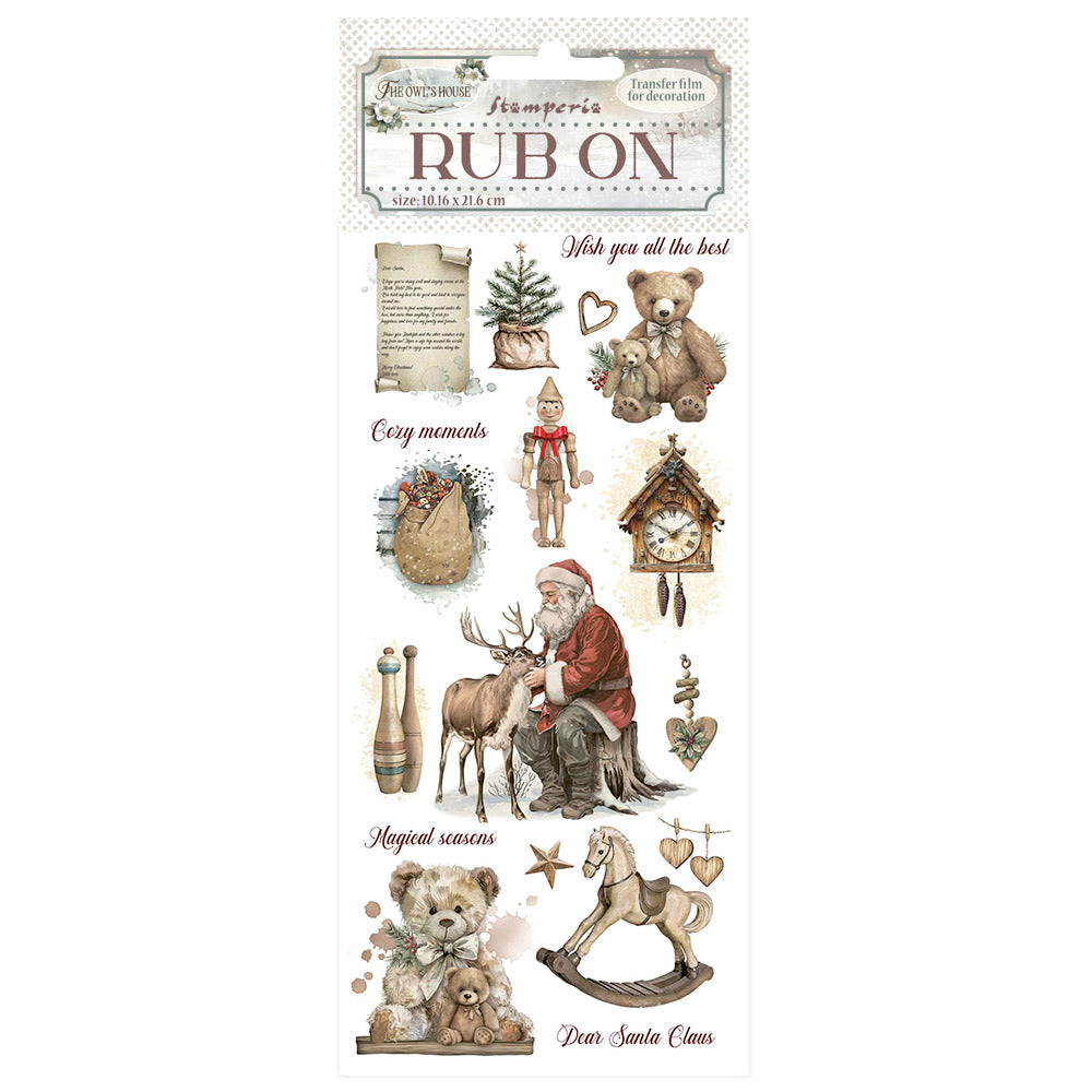 Stamperia - Rub Ons - The Owl's house - Teddy bears