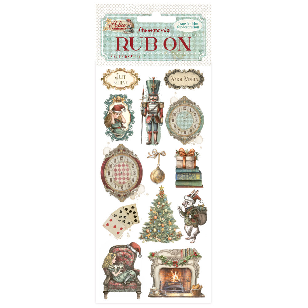 Stamperia - Rub Ons - Alice in Christmas - Soldiers