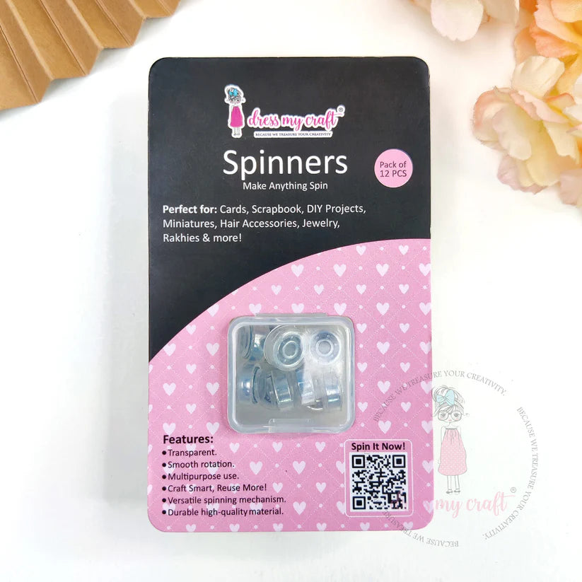 Dress my Craft - Spinners - Transparent 12pk