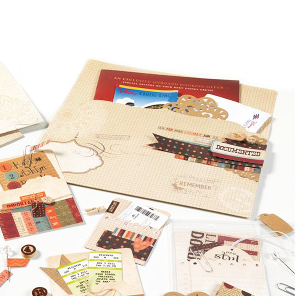 Simple Stories - Memorabilia Pockets 12x12"