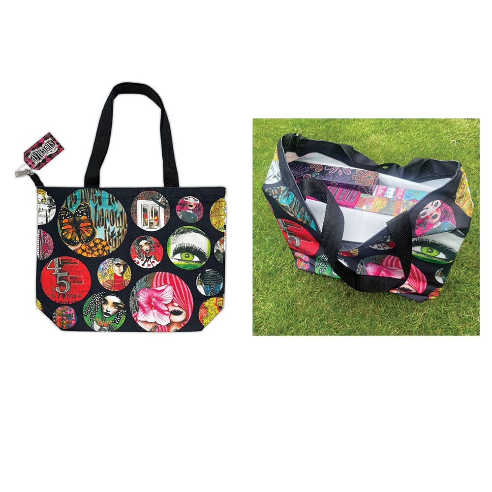 Dylusions - Zipper Tote Bag