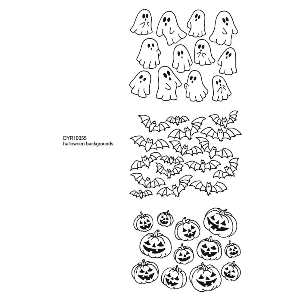 Dylusions - Cling Stamps - Halloween Backgrounds
