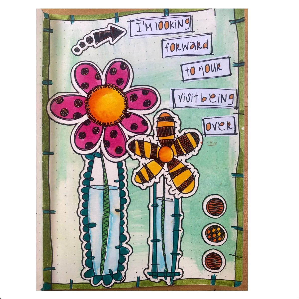 Dylusions - Cling Stamps - Blooming