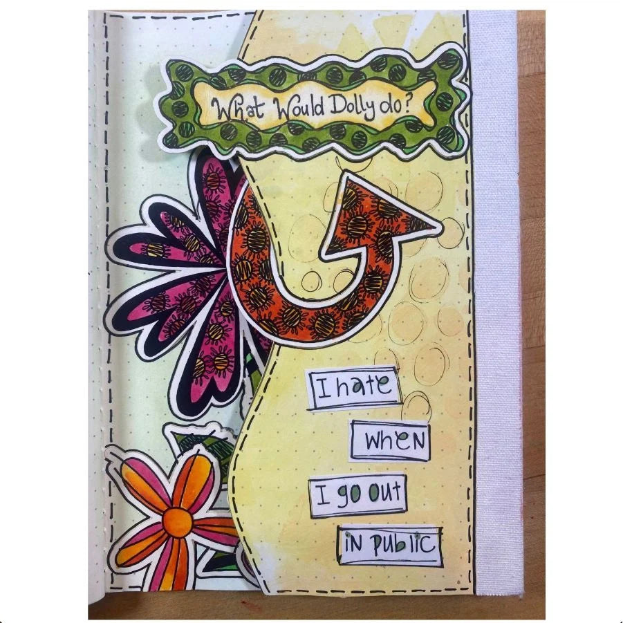 Dylusions - Cling Stamps - Blonde Moments
