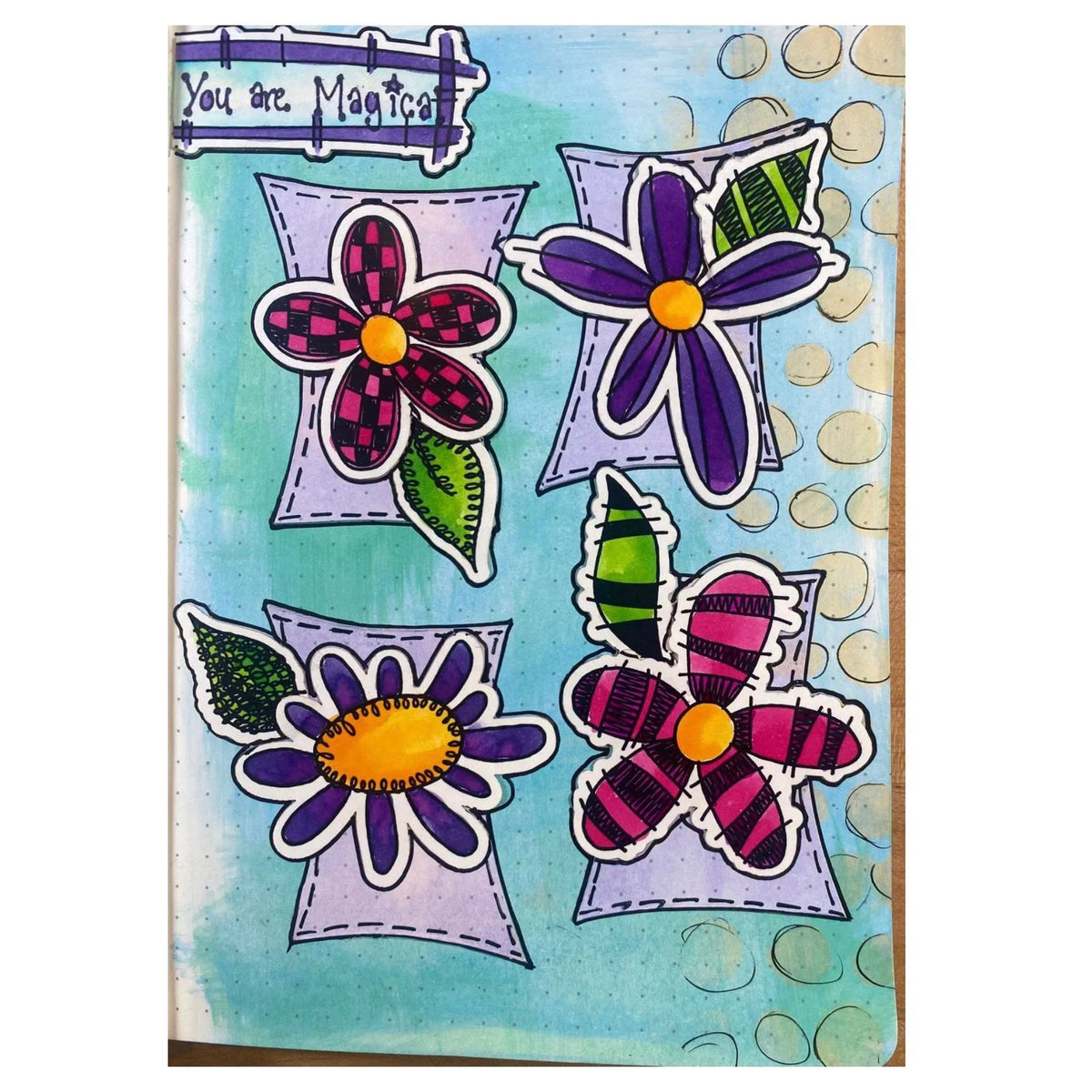 Dylusions - Cling Stamps - In the frame