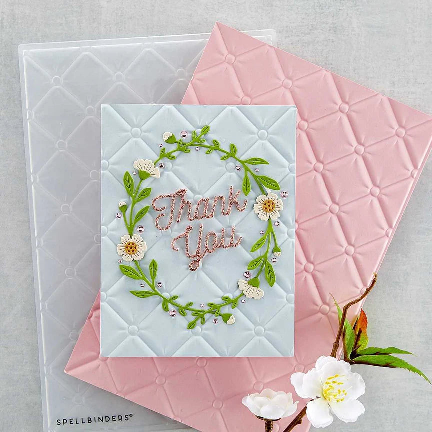 Spellbinders- Tufted - 3D Embossing Folder