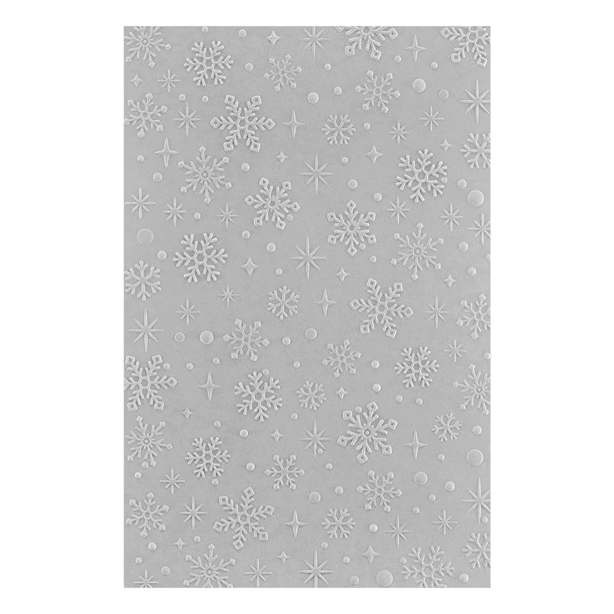 Spellbinders- Simon Hurley - 3D embossing Folder - Sparkling Snow