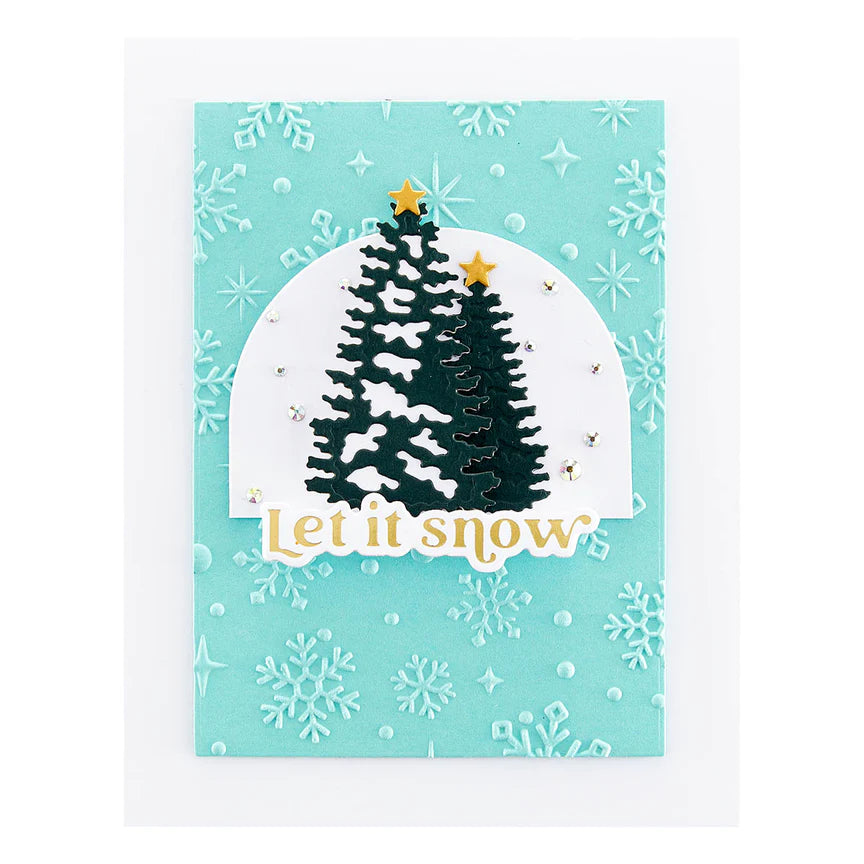 Spellbinders- Simon Hurley - 3D embossing Folder - Sparkling Snow