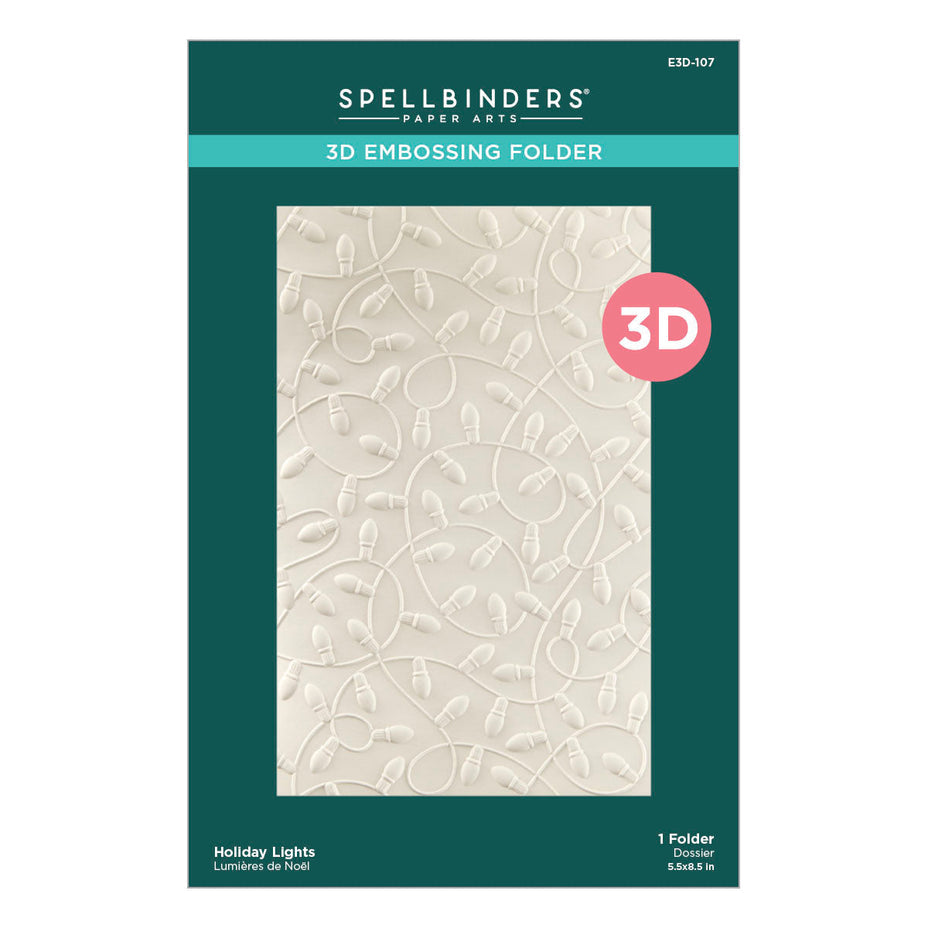 Spellbinders - Holiday Lights - 3D Embossing