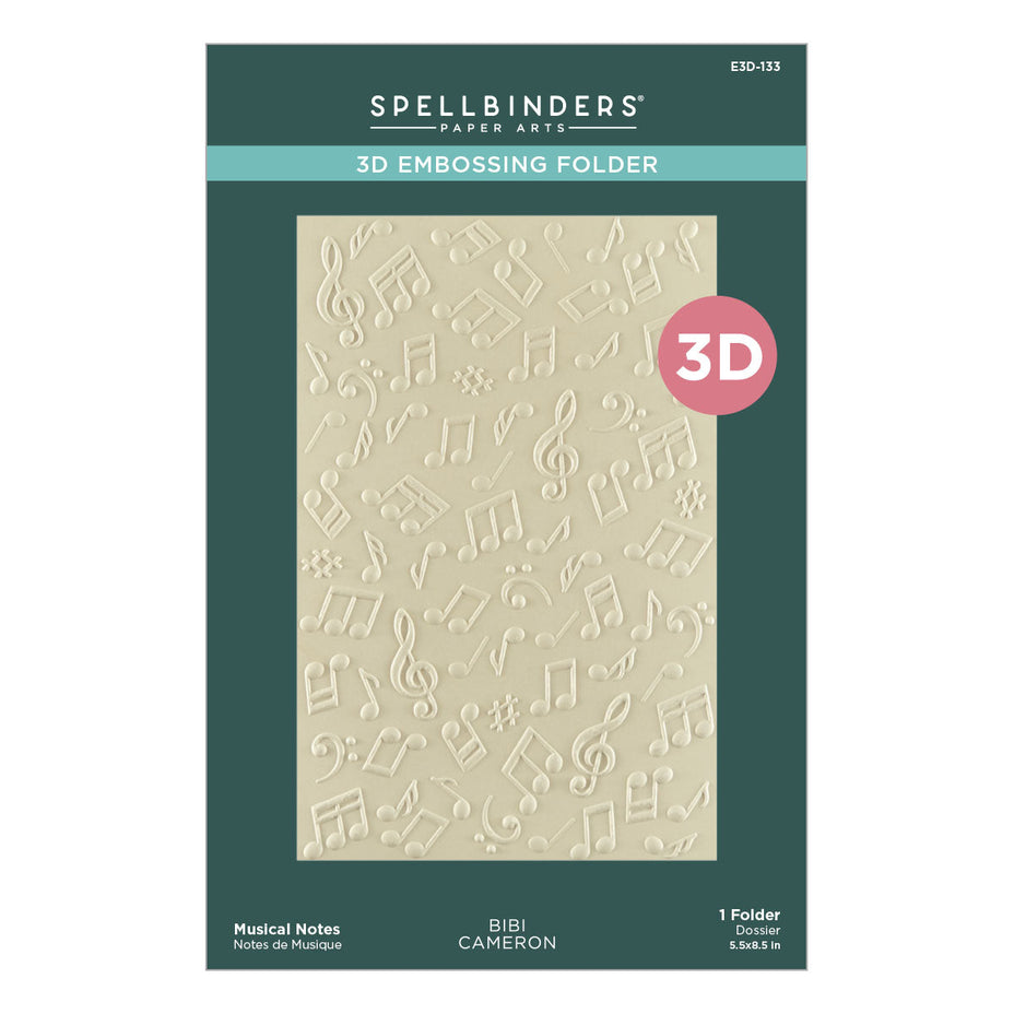 Spellbinders- Musical Notes - 3D Embossing