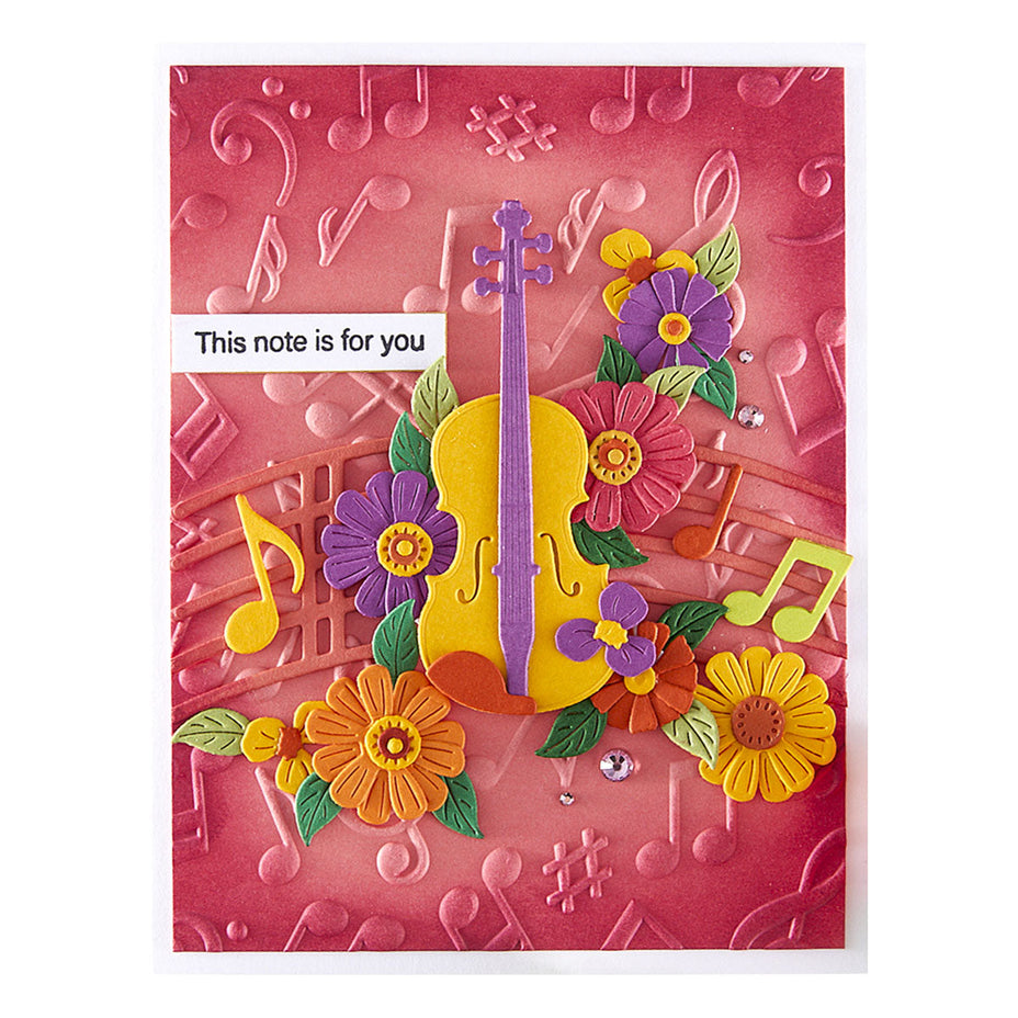 Spellbinders- Musical Notes - 3D Embossing