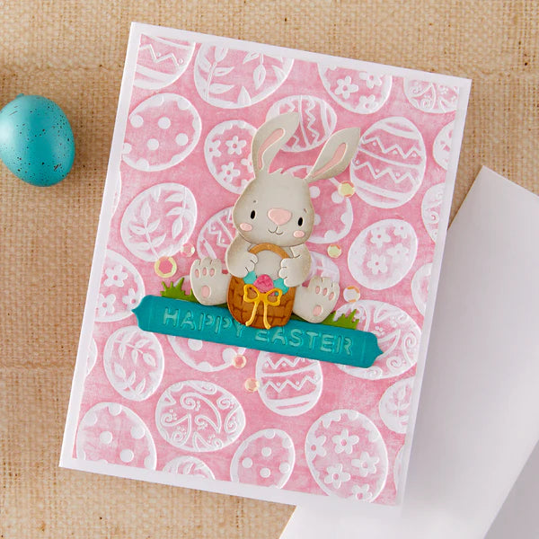 Spellbinders- Simon Hurley - 3D embossing Folder - Ornate Eggs