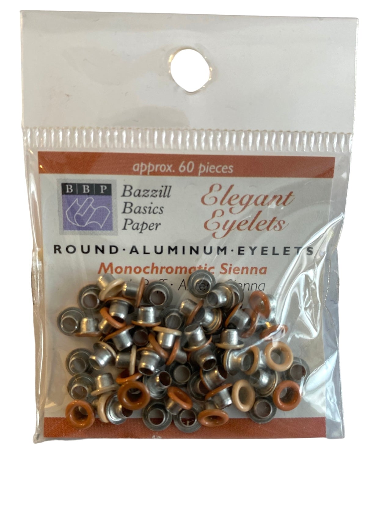 Bazzill - Eyelets - 1/8" - Monochrome Sienna