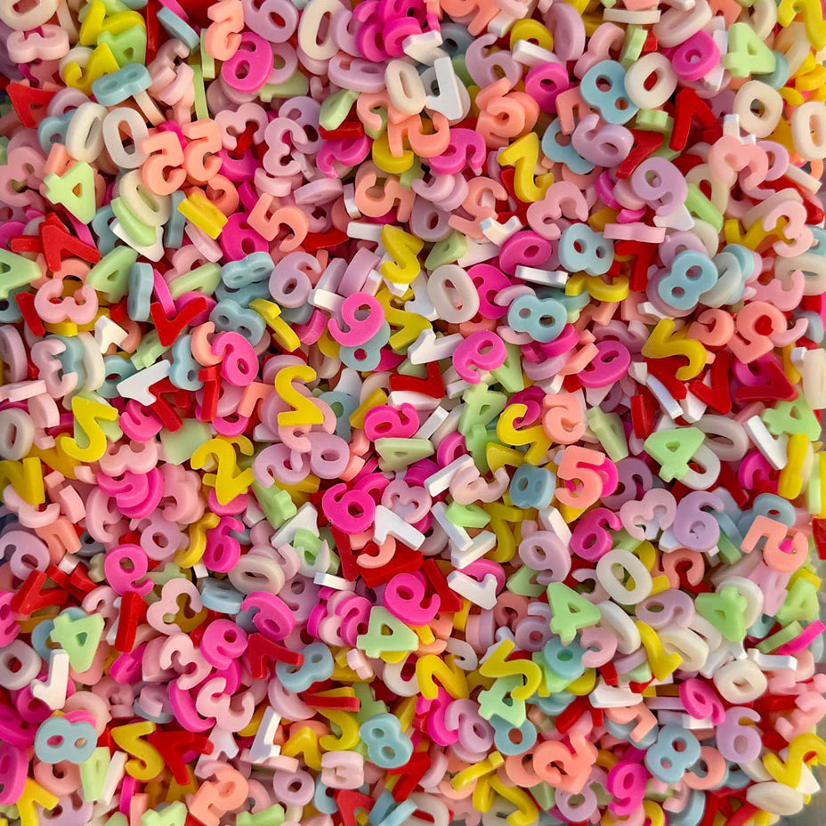 Trinity Stamps - Clay Embellishment - Numbers