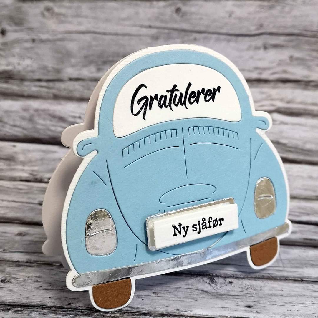 Papirdesign - Dies - Boblebil stor