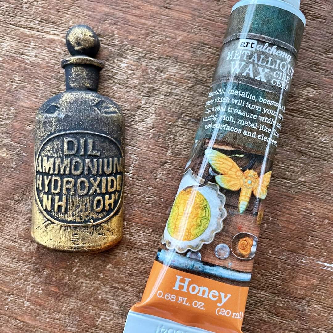 Art Alchemy by Finnabair - Metallique Wax - Honey