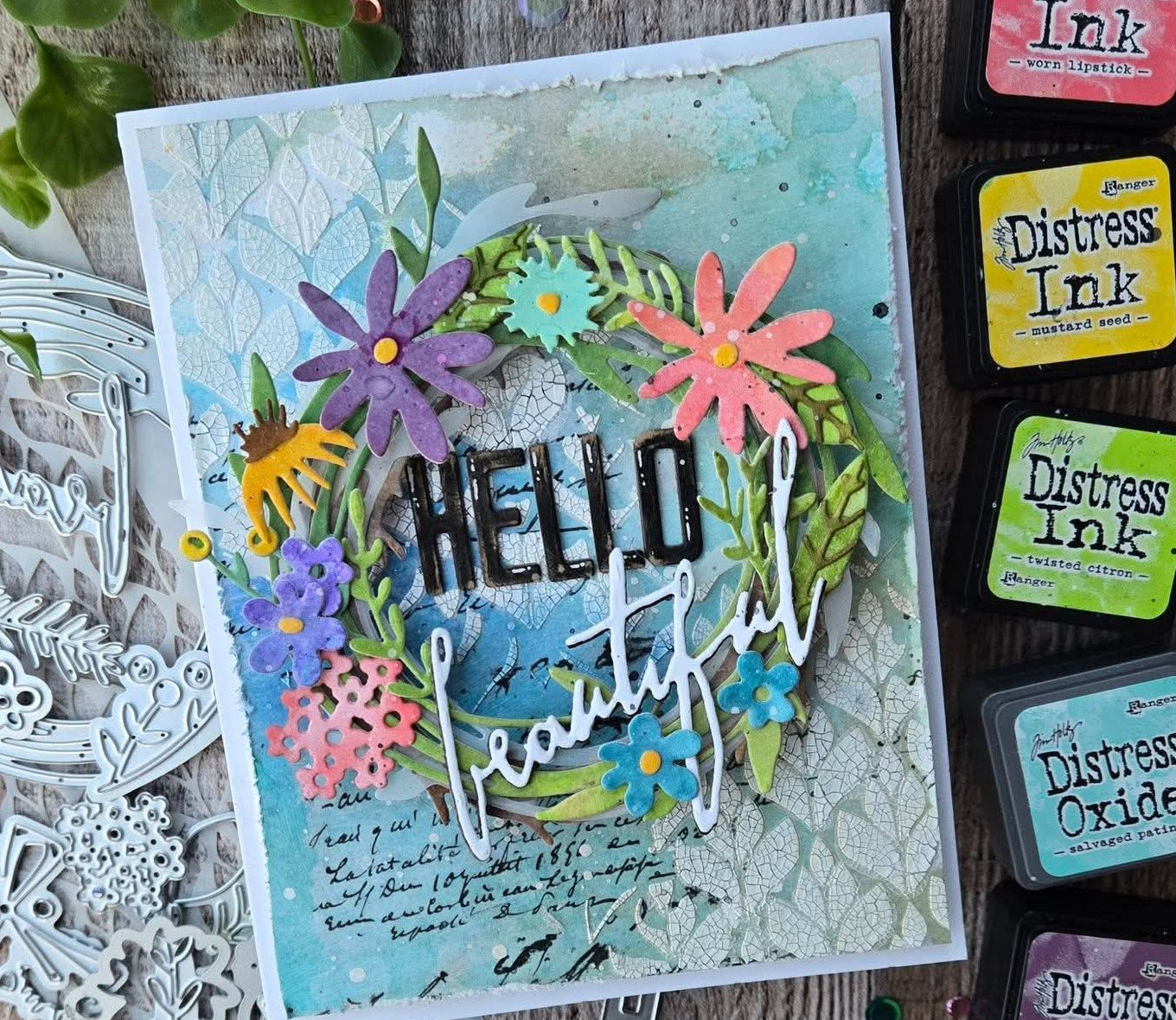 Sizzix - Tim Holtz Alterations - Thinlits - Handwritten Love