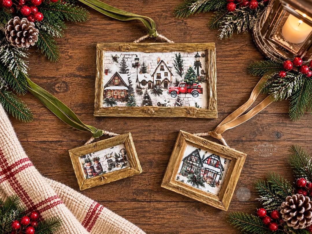 Prima - Re-design Moulds - Vintage Timber Christmas
