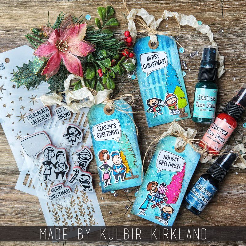 Tim Holtz - Mini Stencil  Set #57