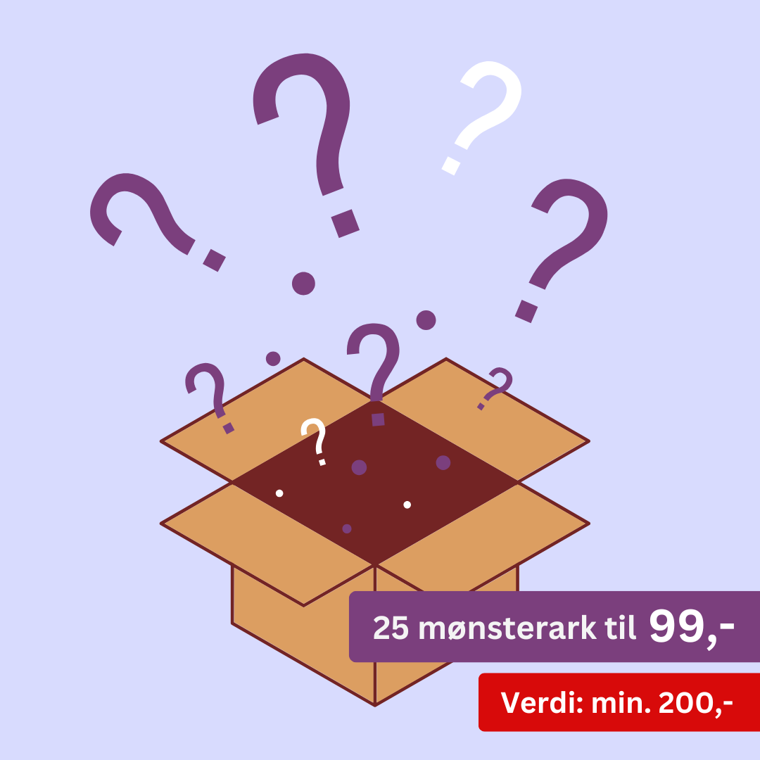 Forundringspakke - Mønsterark - 25stk