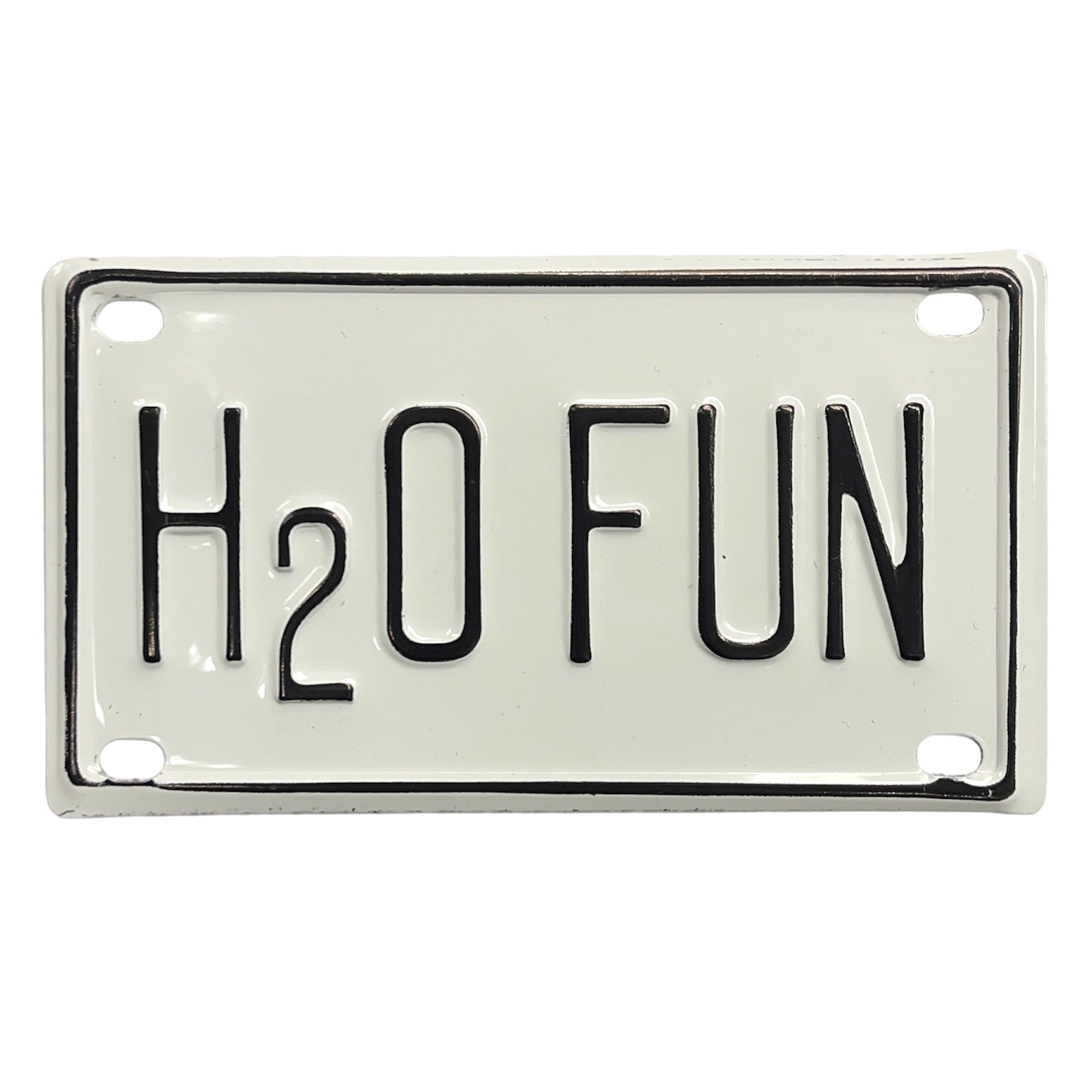 Metallskilt H2O Fun
