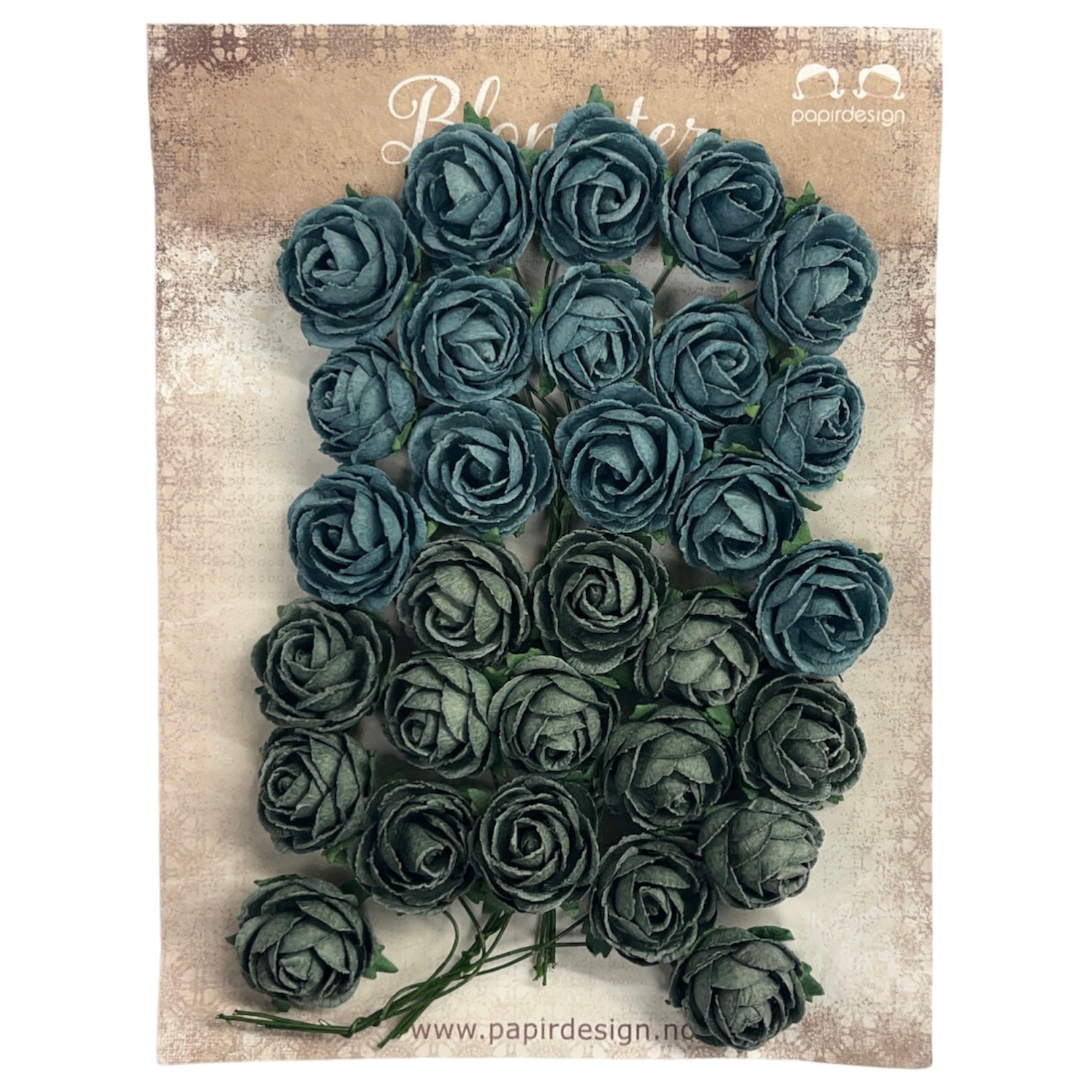 Papirdesign - Pion - Vintage Blå