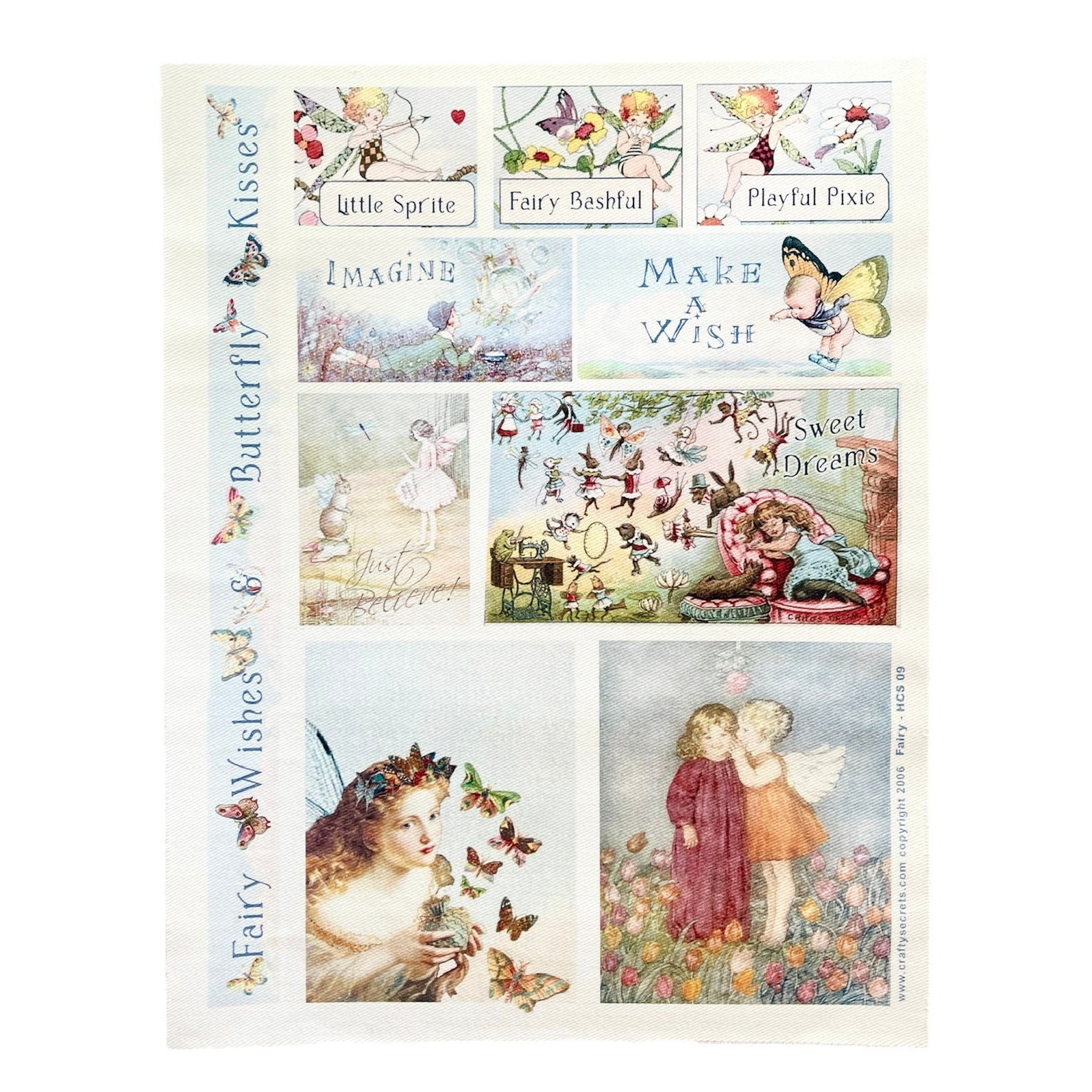 Crafty Secrets - Cotton Scraps - Fairies