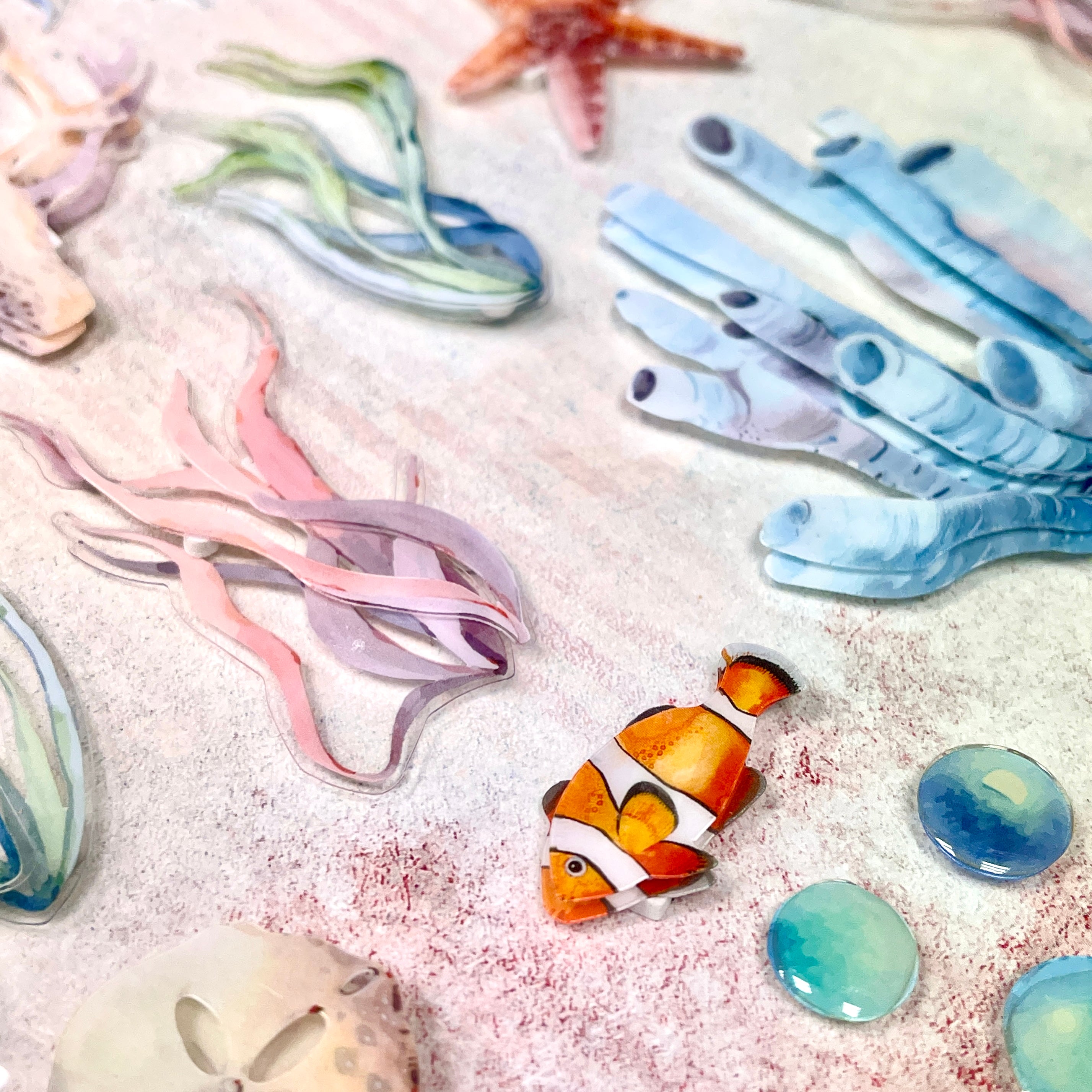 49 and Market - Sand & Sea - Layered Embellishements