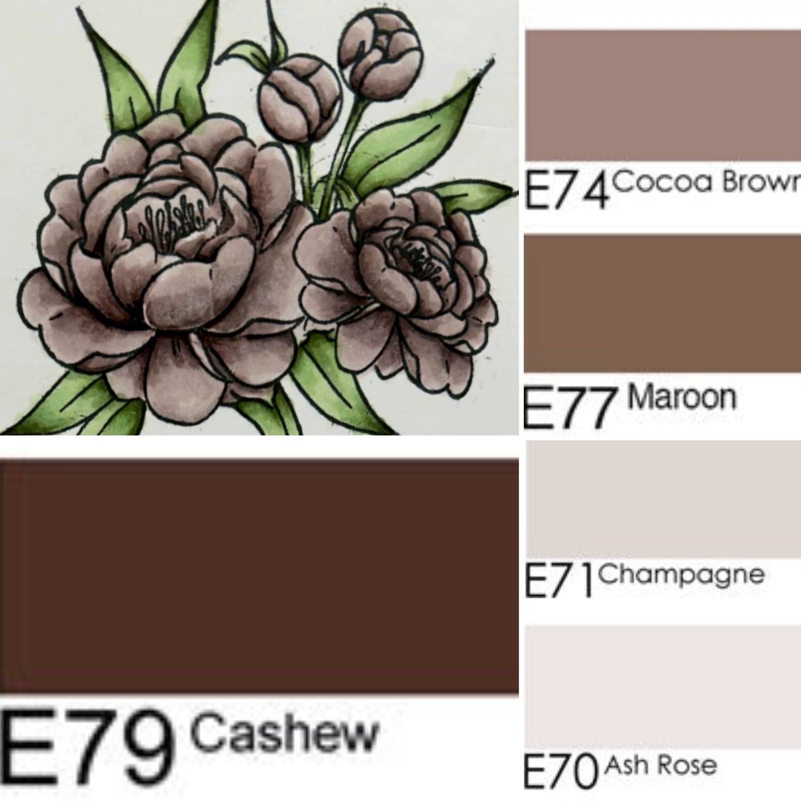 Elizabets Brun/Lilla Peon Bundle