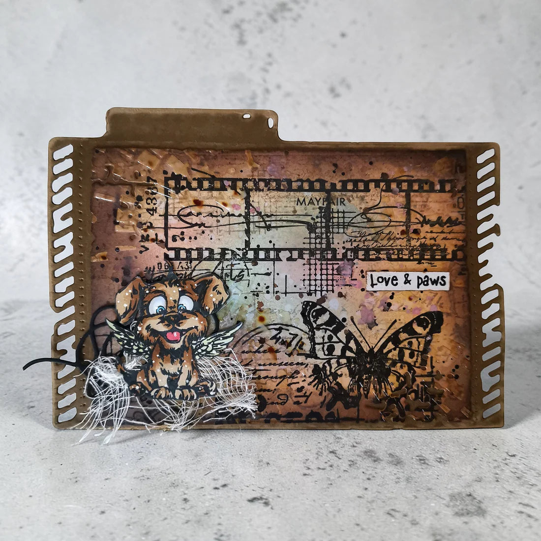 Aall and Create - Clear stamp set -Through the Lens - Splatter Film - A6