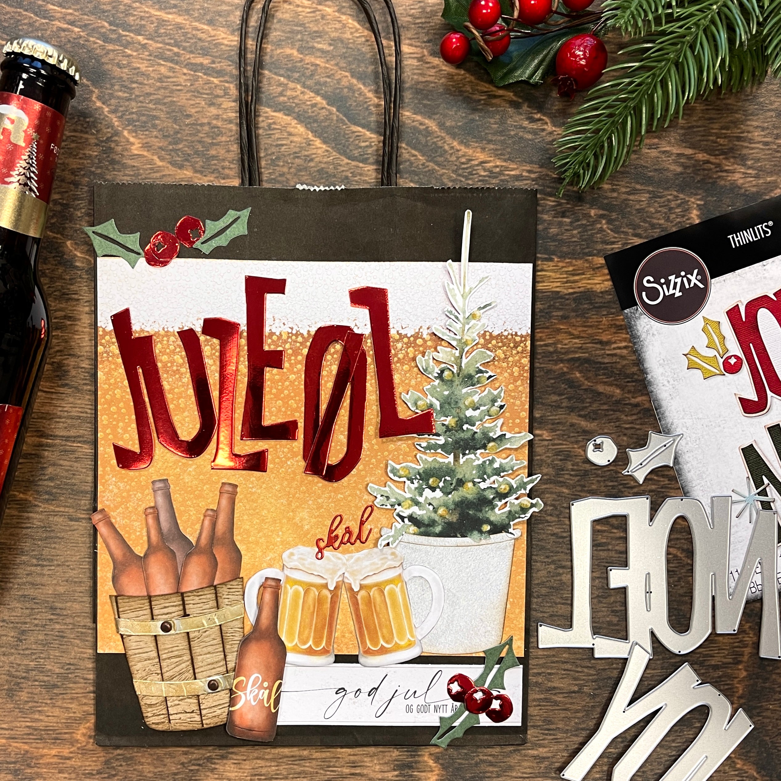 Sizzix - Tim Holtz - Thinlits  Dies - Big Tidings