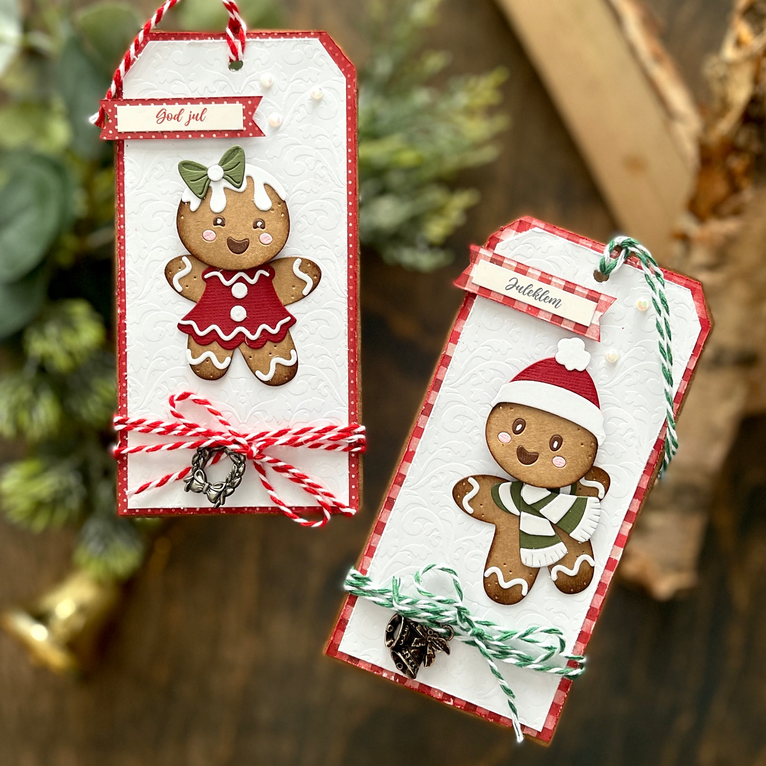 Tag a Long med Birgit - Dancin' Gingerbread Tags