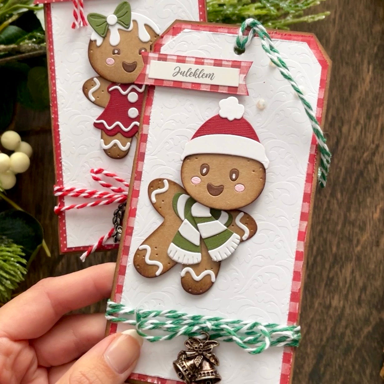 Tag a Long med Birgit - Dancin' Gingerbread Tags
