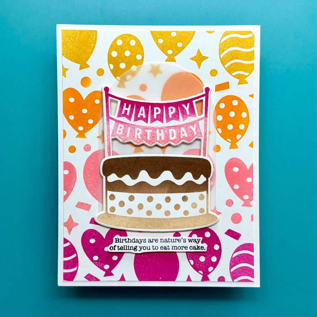 Simon Hurley - Clear Stamps - Snarky Birthday
