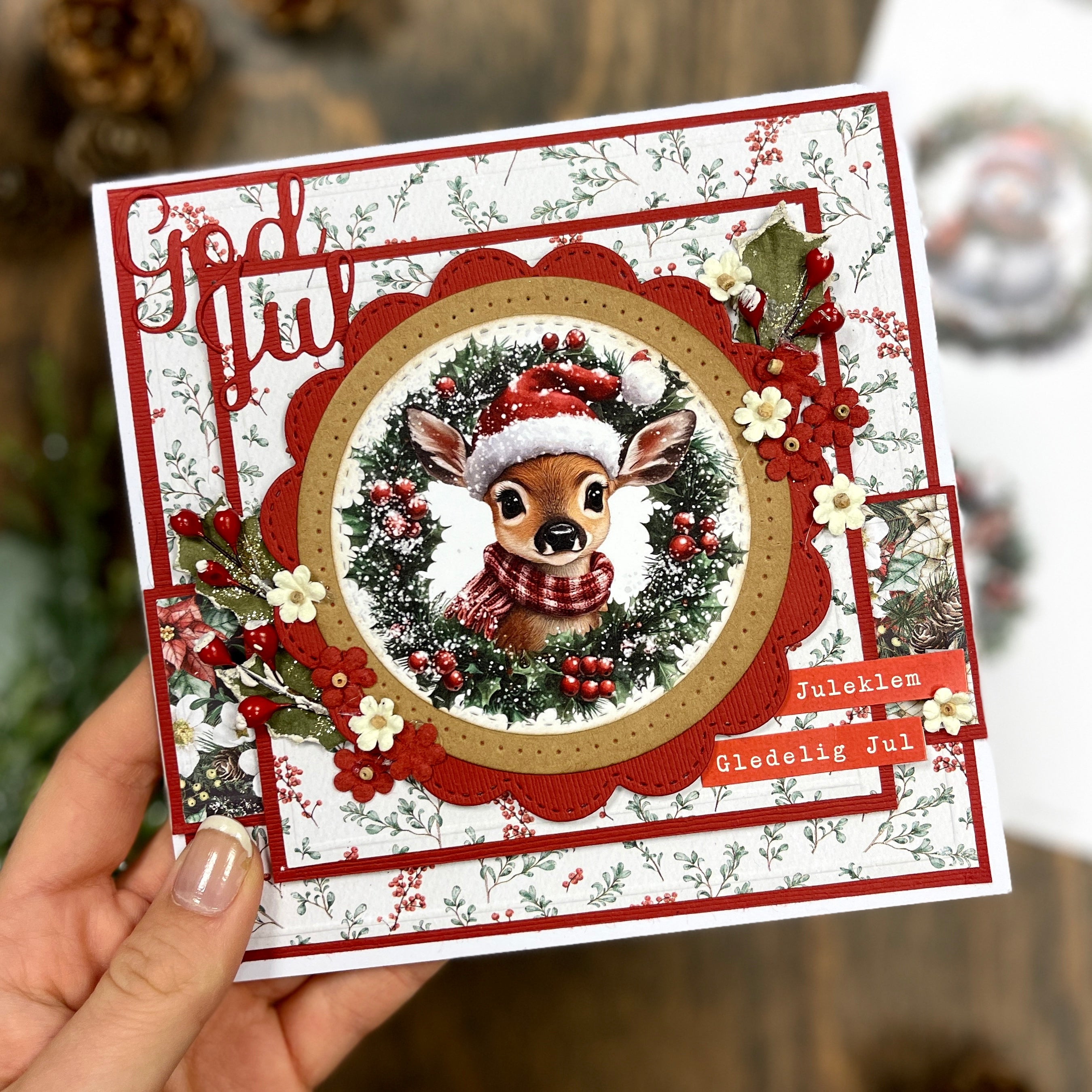 Bikuben Hobby - Klippeark A4 - Julekrans