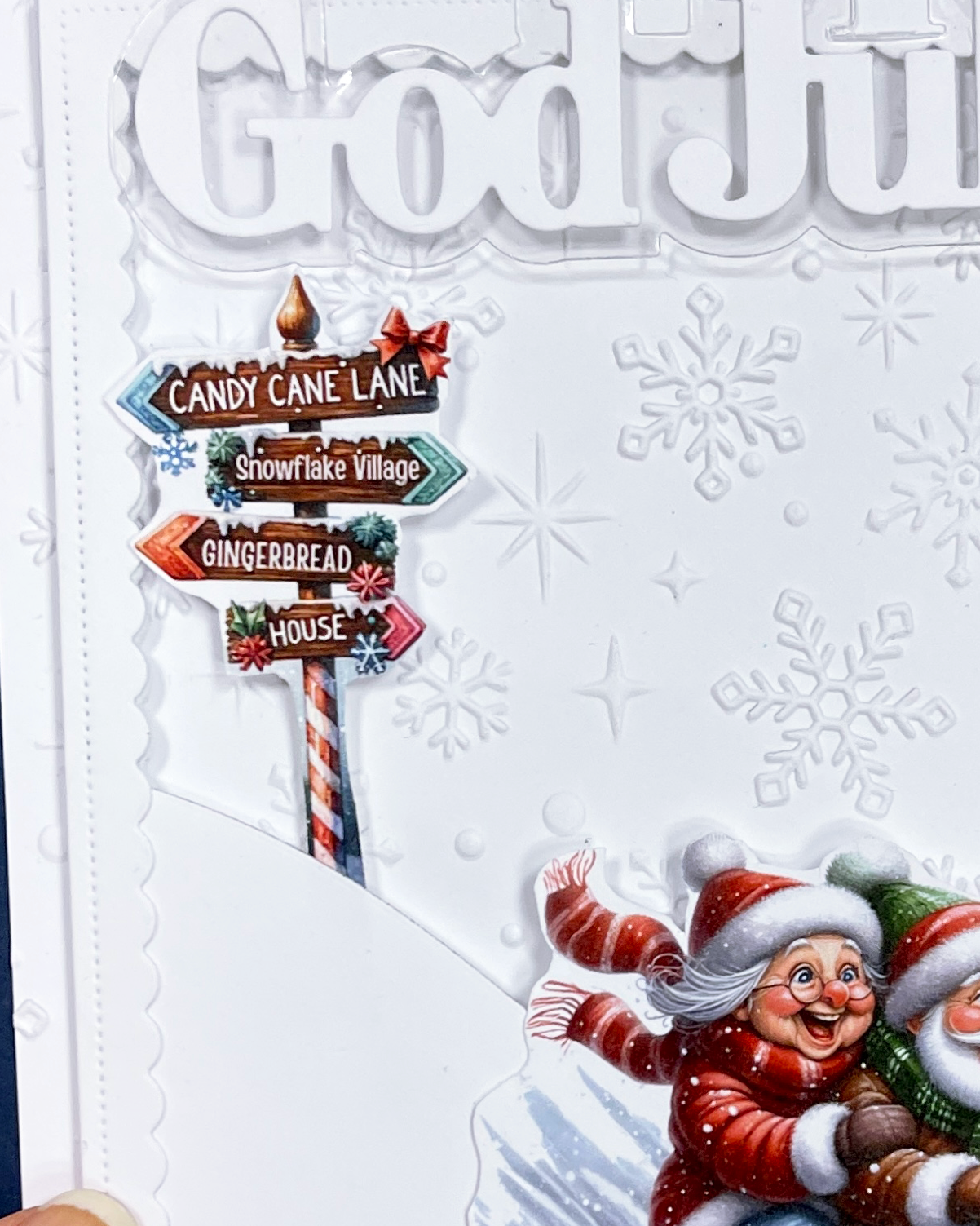 Bikuben Hobby - Klippeark A4 - Juleskilt