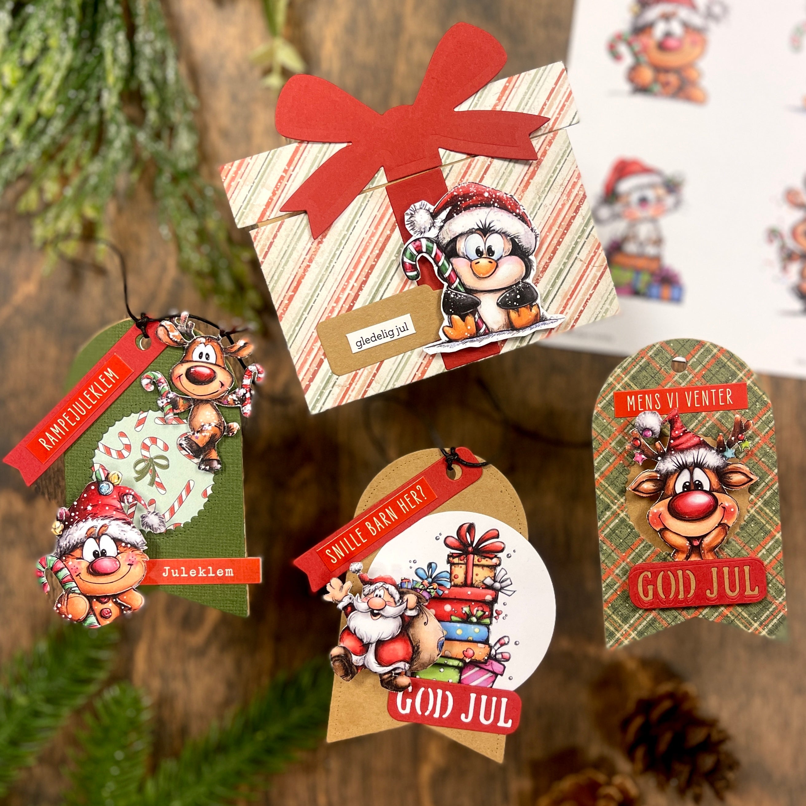 Bikuben Hobby - Klippeark A4 - Julefigurer