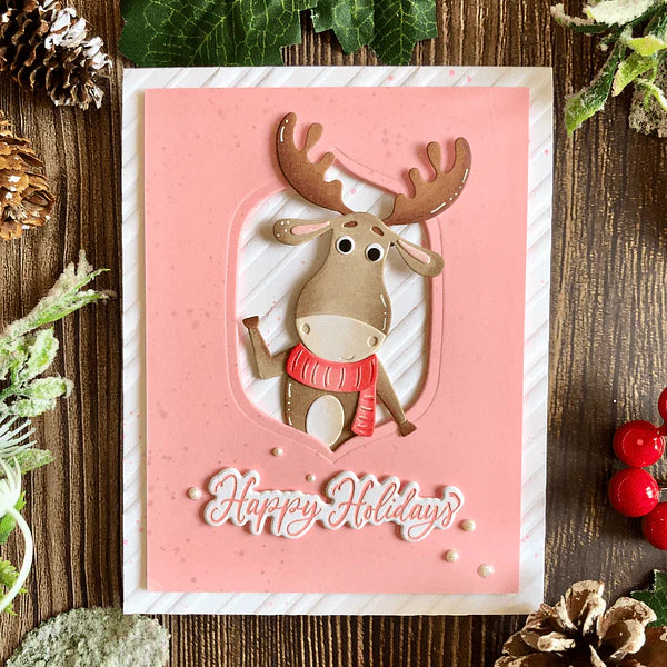 Spellbinders - Dies - The Dancin' Christmas Collection - Dancin' Moose Klondike