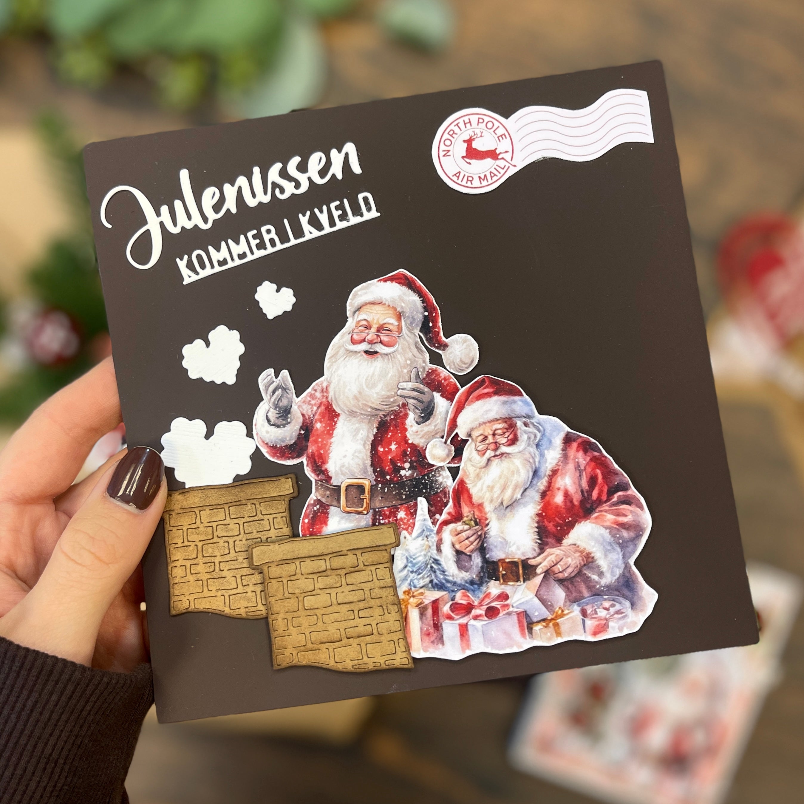 Papirdesign - Dies - Julenissen kommer ikveld