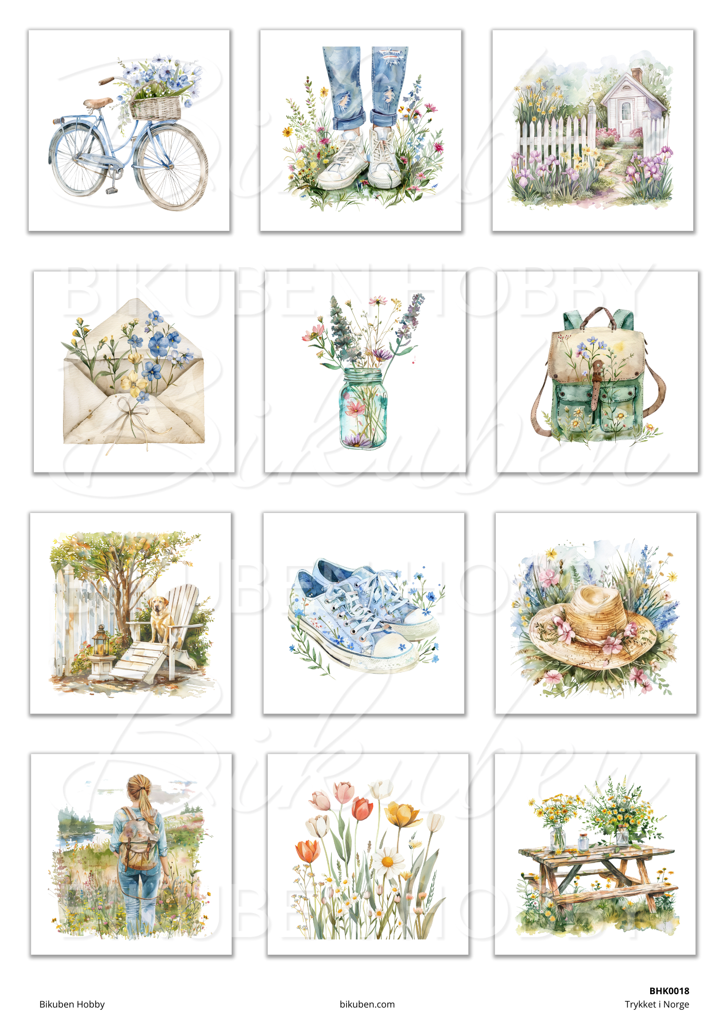 Bikuben Hobby - Klippeark - Idyll i ramme - A4