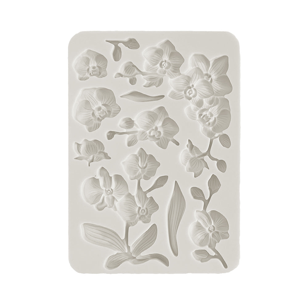 Stamperia  - Orchids and cats - Silicon Mould -  Orchids - A5