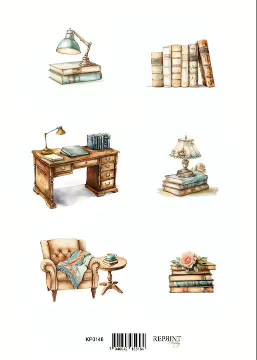 Reprint - Klippark - The Bookshop - A4