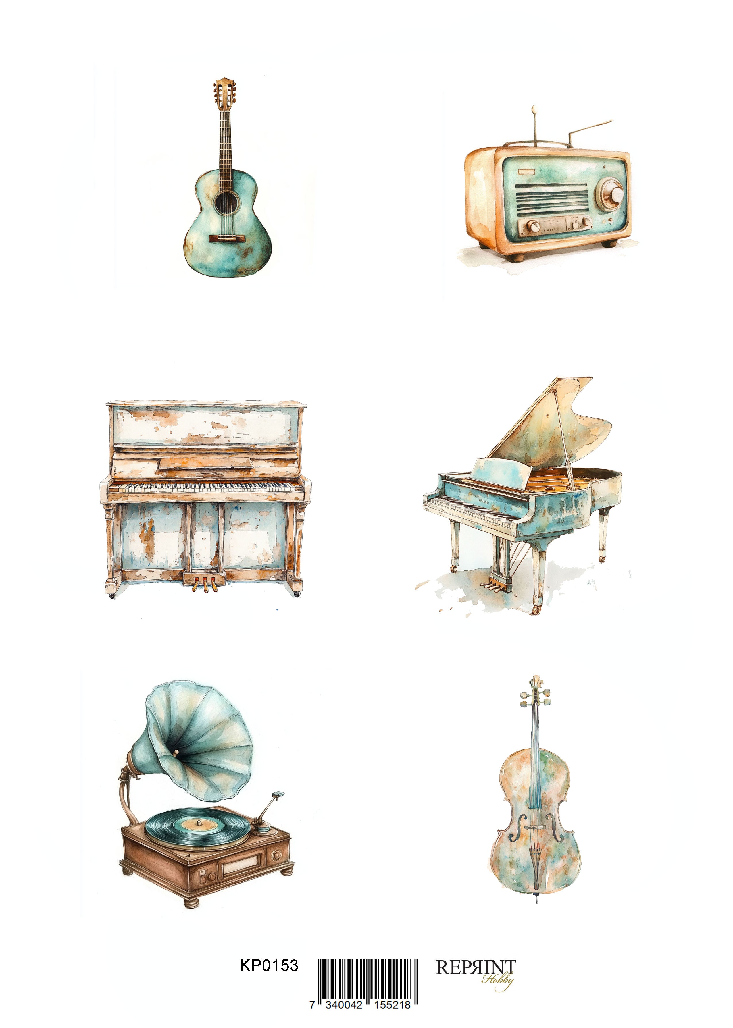 Reprint - Klippark - Vintage Instruments - A4