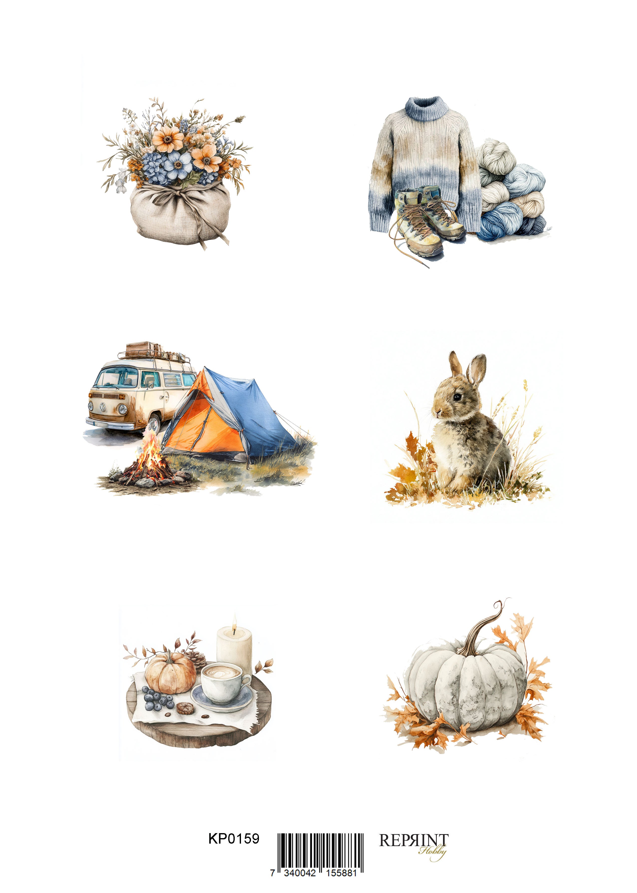 Reprint - Klippark - Cozy Season - A4