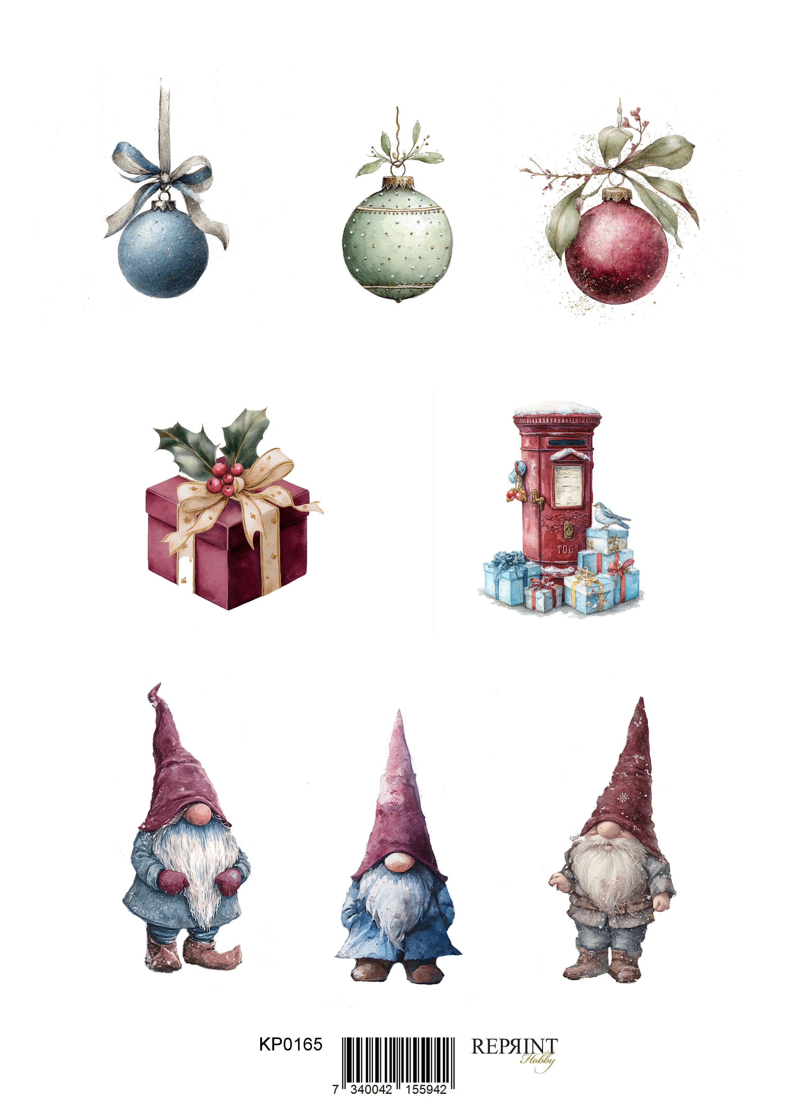 Reprint - Klippark - Deck the Halls - A4