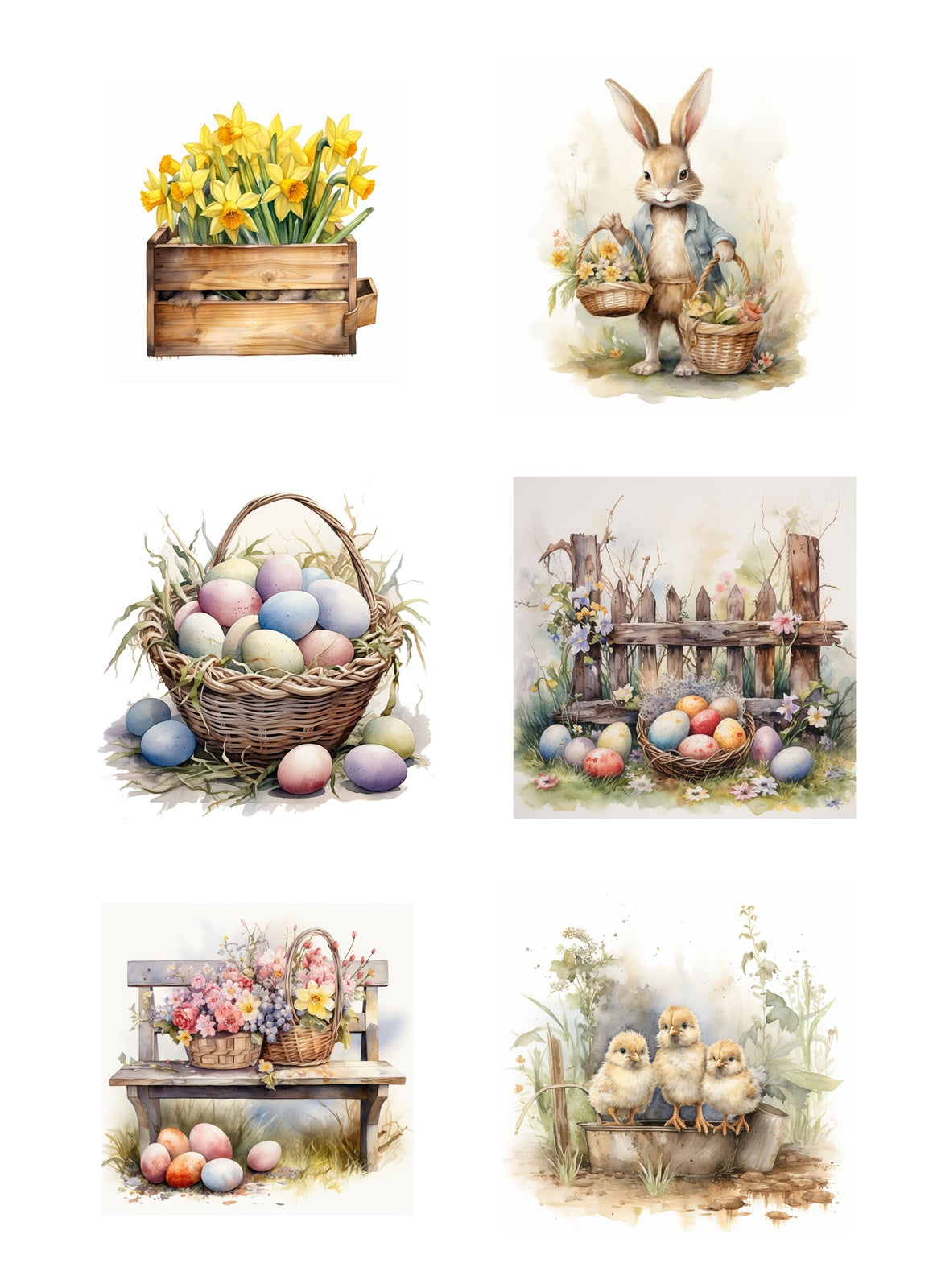 Reprint - Klippark - Easter - A4
