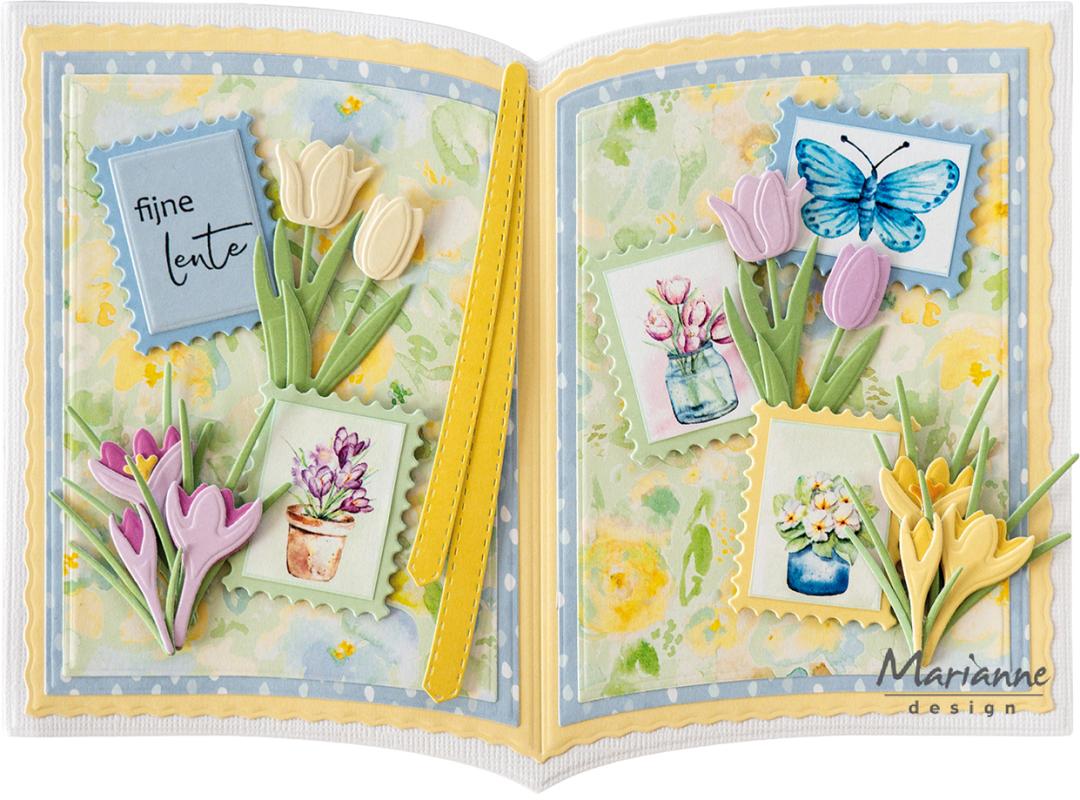 Marianne Design - Utklippsark - Stamps Spring