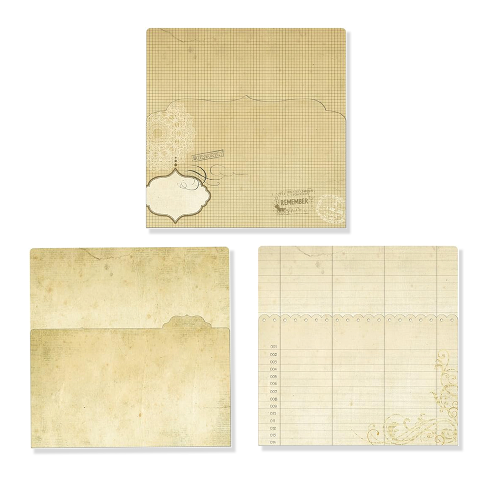 Simple Stories - Memorabilia Pockets 12x12"