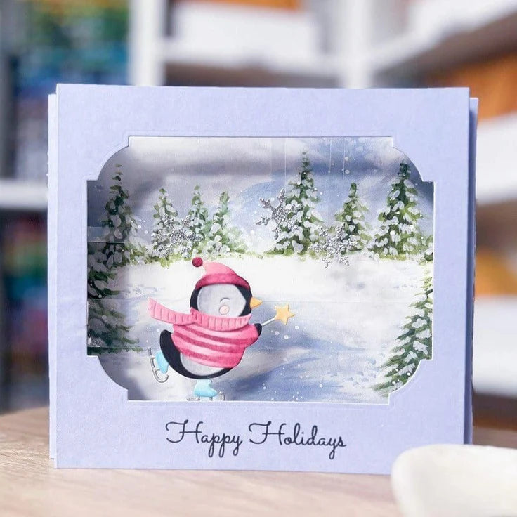 Spellbinders - Dies - The Dancin' Christmas Collection - Dancin' Penguin