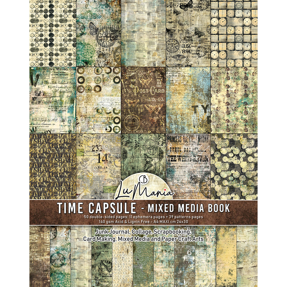 Ciao Bella - Mixed Media Book - Time Capsule - Maxi